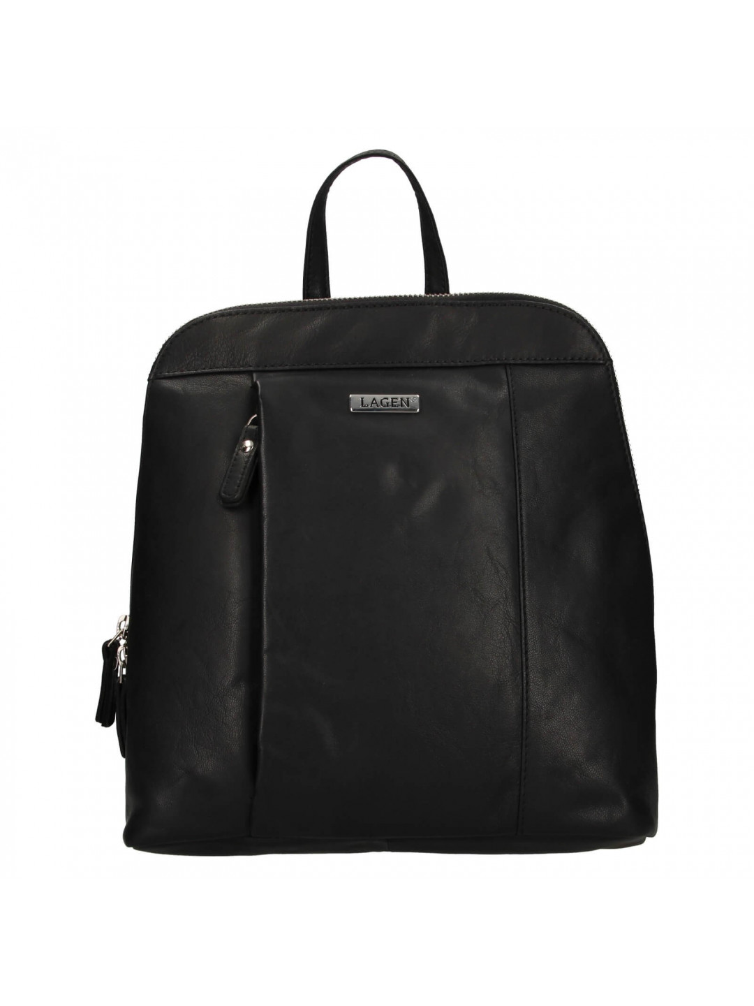 Dámský kožený batoh Lagen Karina – černá